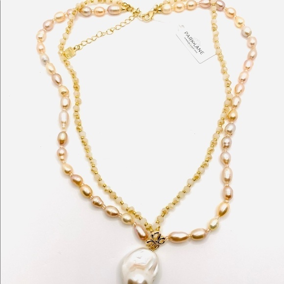 Park Lane Luna Necklace Freshwater Pearls Two Strands 18”+3” - Picture 10 of 10